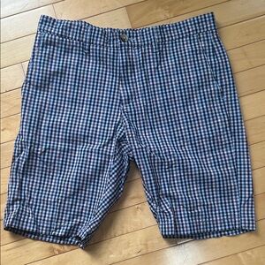 NWOT Ben Sherman Men's Blue Checkered Shorts